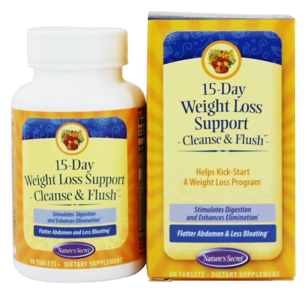 Nature's Secret - 15-Day Weight Loss Cleanse & Flush - 60 Tablets