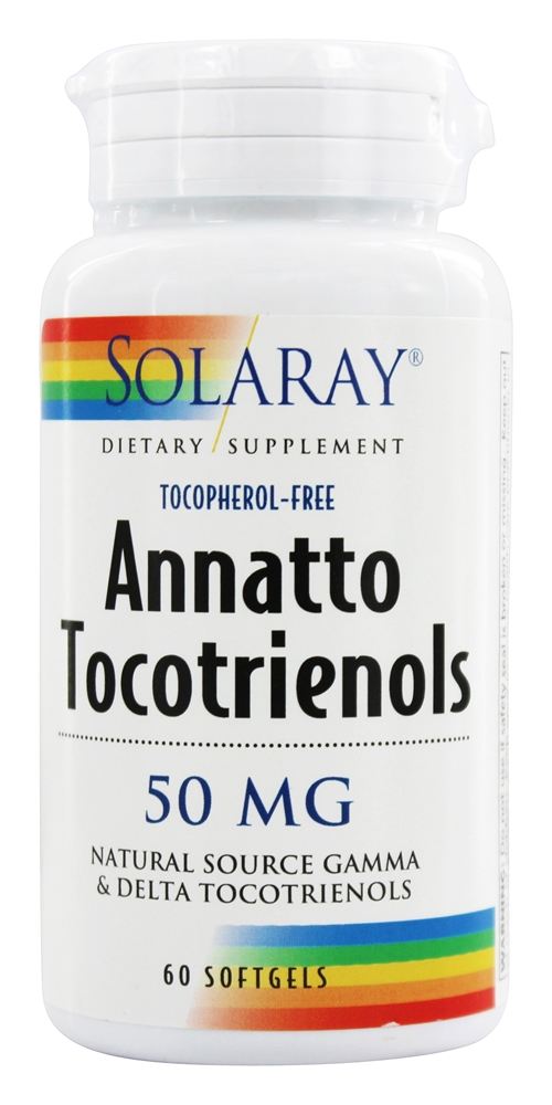 Solaray - Annatto Tocotrienols Tocopherol-Free 50 mg. - 60 Softgels