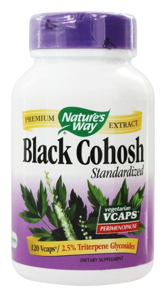 Nature's Way - Black Cohosh Standardized Extract - 120 Vegetarian Capsules