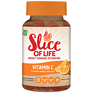 Slice of Life Vitamin C for Adults - Orange (60 Gummies)