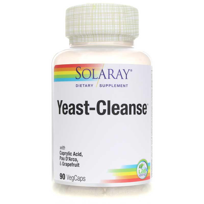 Solaray Yeast-Cleanse 90 Veg Capsules