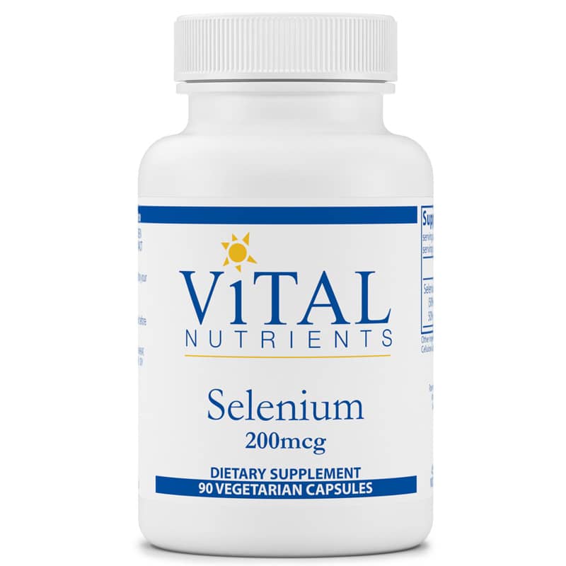 Vital Nutrients Selenium 200 Mcg 90 Veg Capsules