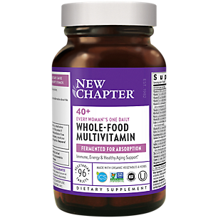 Organic Multivitamin for Every Women 40+ - Whole-Food Complex - Once Daily (48 Tablets)