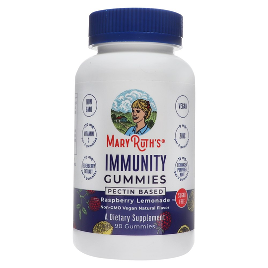 MaryRuth Organics - Immunity Pectin Based Gummies Raspberry Lemonade - 90 Gummies