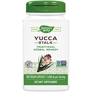 Yucca Stalk - Source of Saponins - 1,040 MG Per Serving (180 Capsules)
