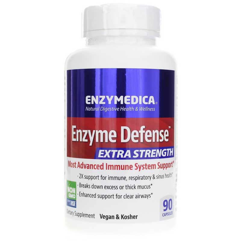 Enzymedica Enzyme Defense Extra Strength 90 Capsules