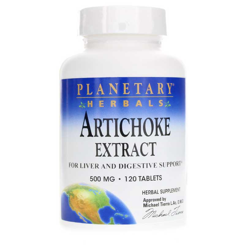 Planetary Herbals Artichoke Extract 120 Tablets