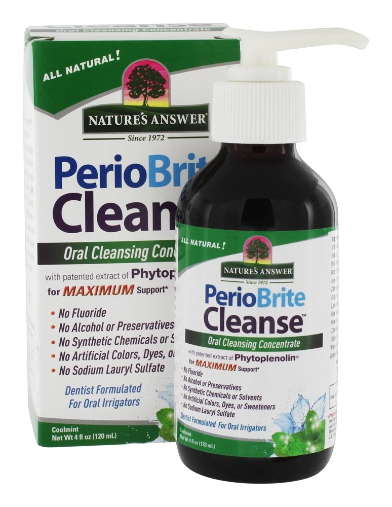 Nature's Answer - PerioCleanse Oral Cleansing Concentrate Refreshing Cool Mint - 4 fl. oz.