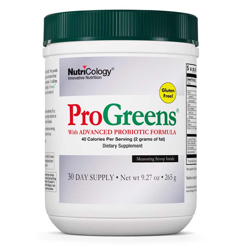 Nutricology ProGreens with Advanced Probiotic Formula 9.27 Oz
