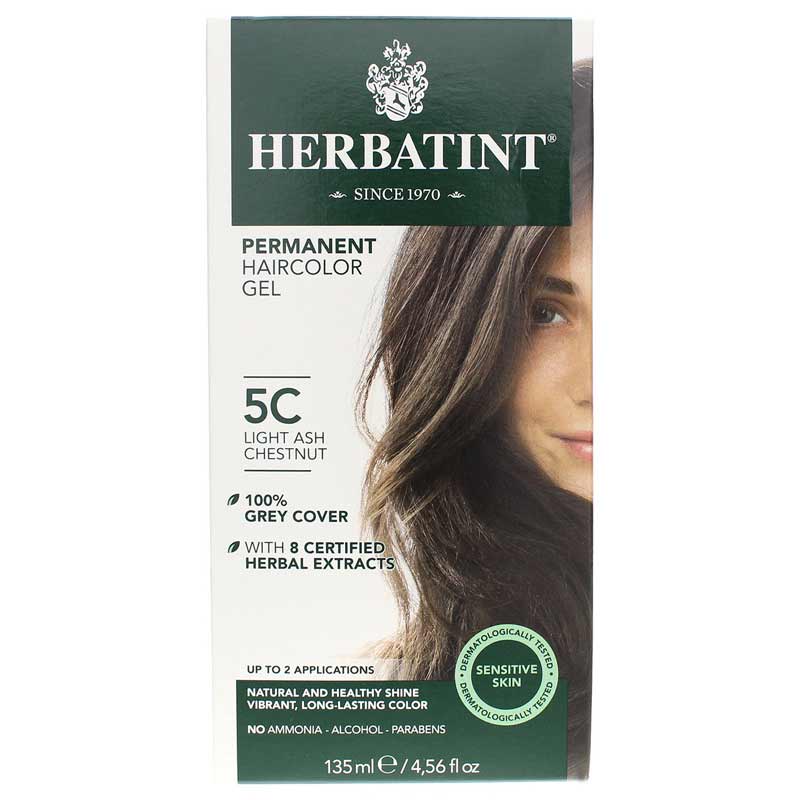 Herbatint Permanent Hair Color Gel 4.56 Oz