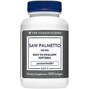 Saw Palmetto Standardized Extract - Prostate Support - 160 MG (300 Easy to Swallow Softgels)
