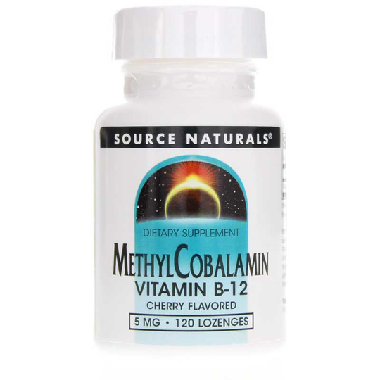 Source Naturals MethylCobalamin 5 Mg Vitamin B-12 120 Lozenges