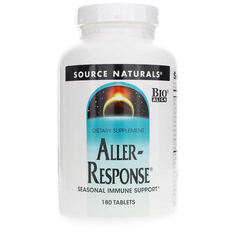 Source Naturals Aller-Response Seasonal Immune Support 180 Tablets