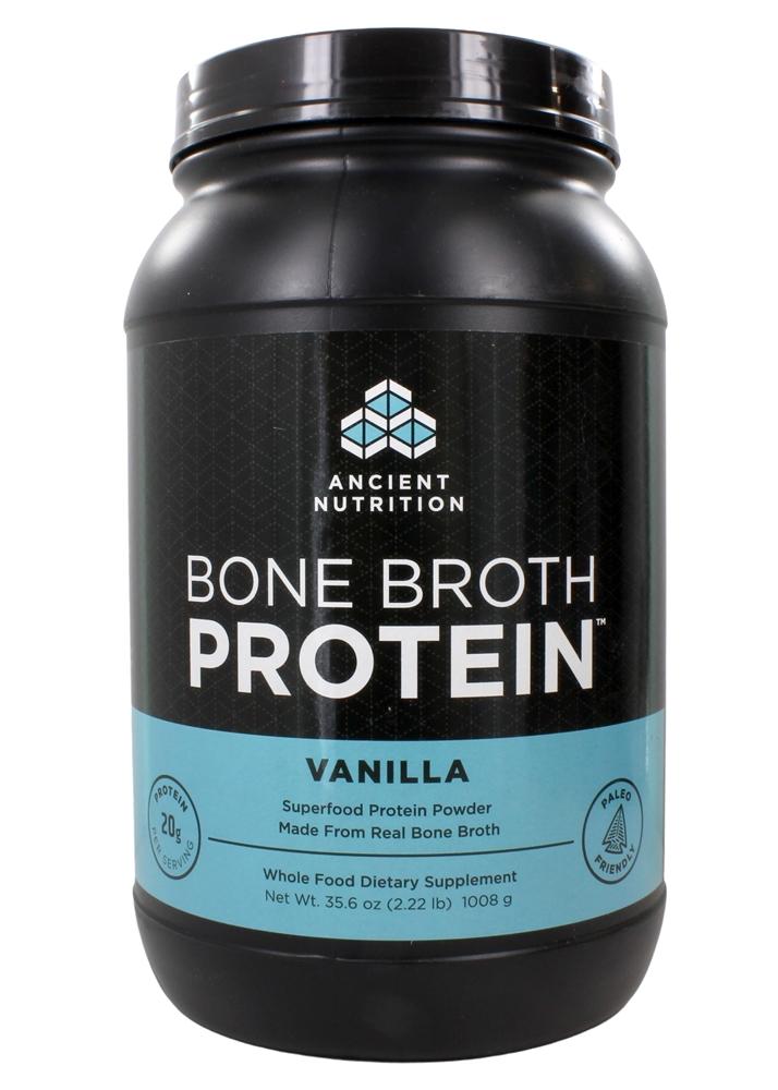 Ancient Nutrition - Bone Broth Protein Powder Vanilla - 35.6 oz.