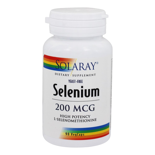 Solaray - Selenium Yeast-Free 200 mcg. - 90 Capsules