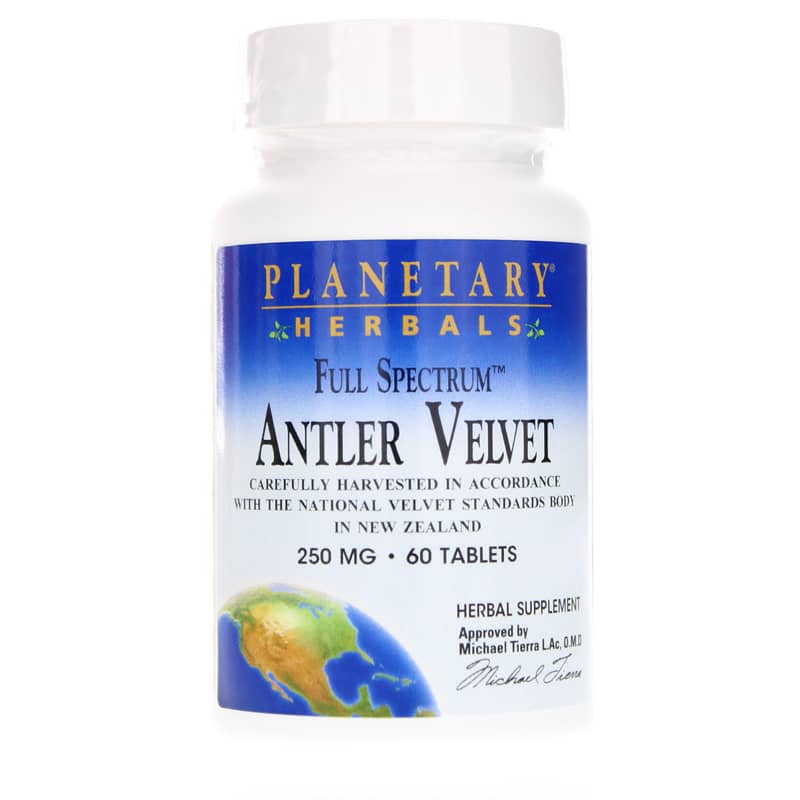 Planetary Herbals Antler Velvet Full Spectrum 250 Mg 60 Tablets