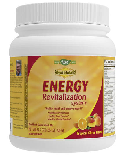 Nature's Way - Fatigued to Fantastic Energy Revitalization System Tropical Citrus Flavor - 24.7 oz.
