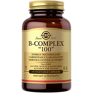 B- Complex 100 - 100 MG (50 Vegetarian Capsules)
