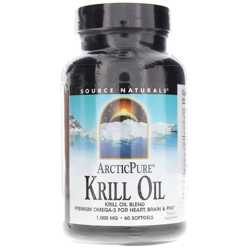Source Naturals ArcticPure Krill Oil 1,000 Mg 60 Softgels
