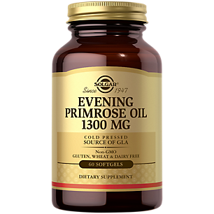 Evening Primrose Oil - Essential Fatty Acid Source - 1,300 MG (60 Softgels)