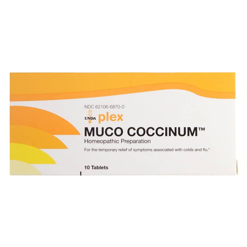 Unda Muco Coccinum 10 Tablets