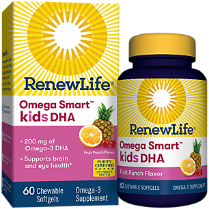 Kids DHA Omega Smart Ultimate Fish Oils - Fruit Punch (60 Softgels)