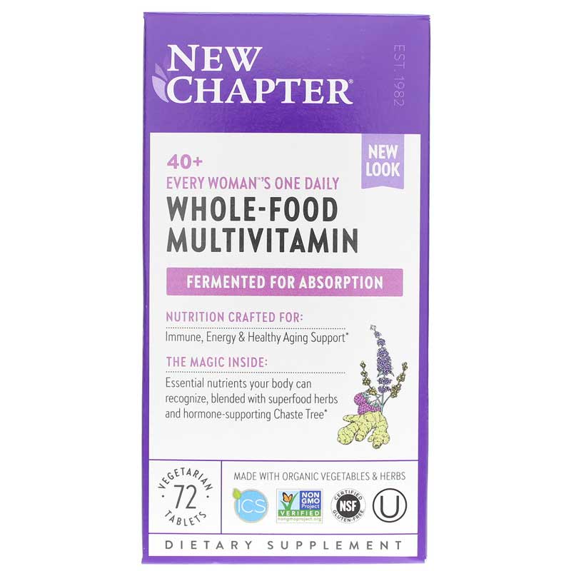 New Chapter Every Womans One Daily Multi 40+ 72 Tablets