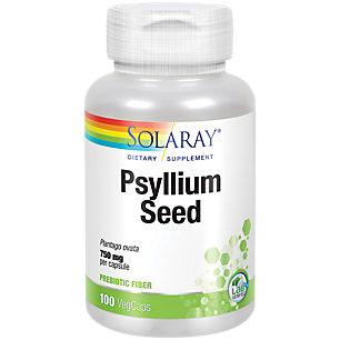 Psyllium Seed - Prebiotic Fiber - 750 MG Per Capsule (100 Capsules)