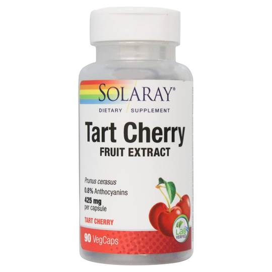 Solaray - Tart Cherry Fruit Extract 425 mg. - 90 Vegetarian Capsules