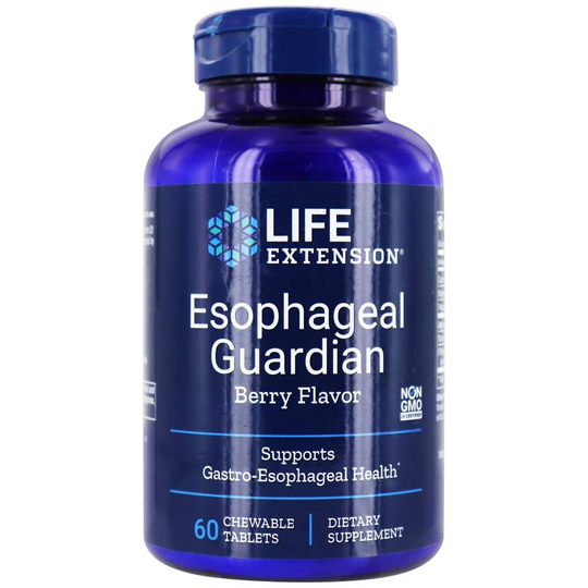 Life Extension - Esophageal Guardian Berry Flavor - 60 Chewable Tablets