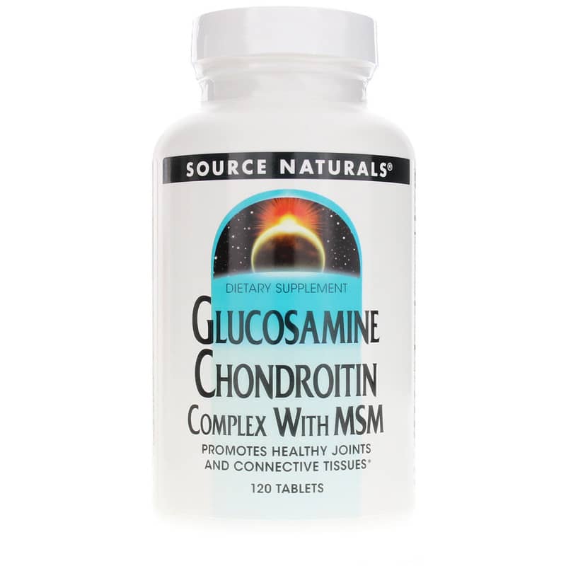Source Naturals Glucosamine Chondroitin Complex with MSM 120 Tablets