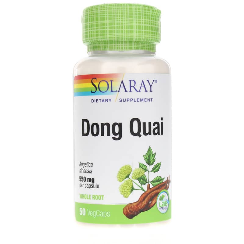 Solaray Dong Quai 550 Mg 50 Veg Capsules
