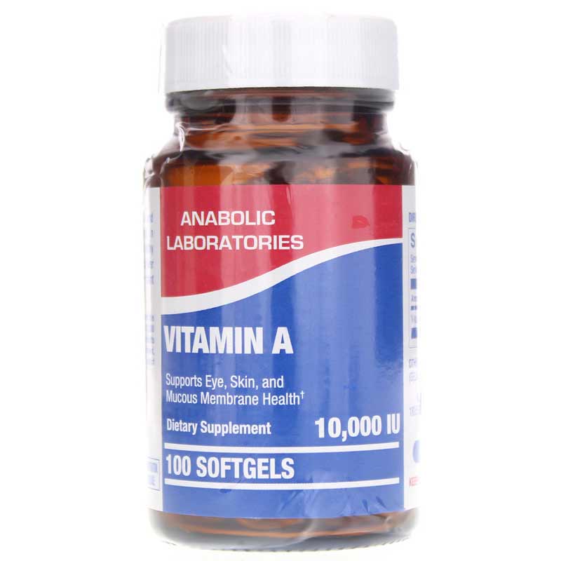 Anabolic Laboratories Vitamin A 10,000 IU 100 Softgels