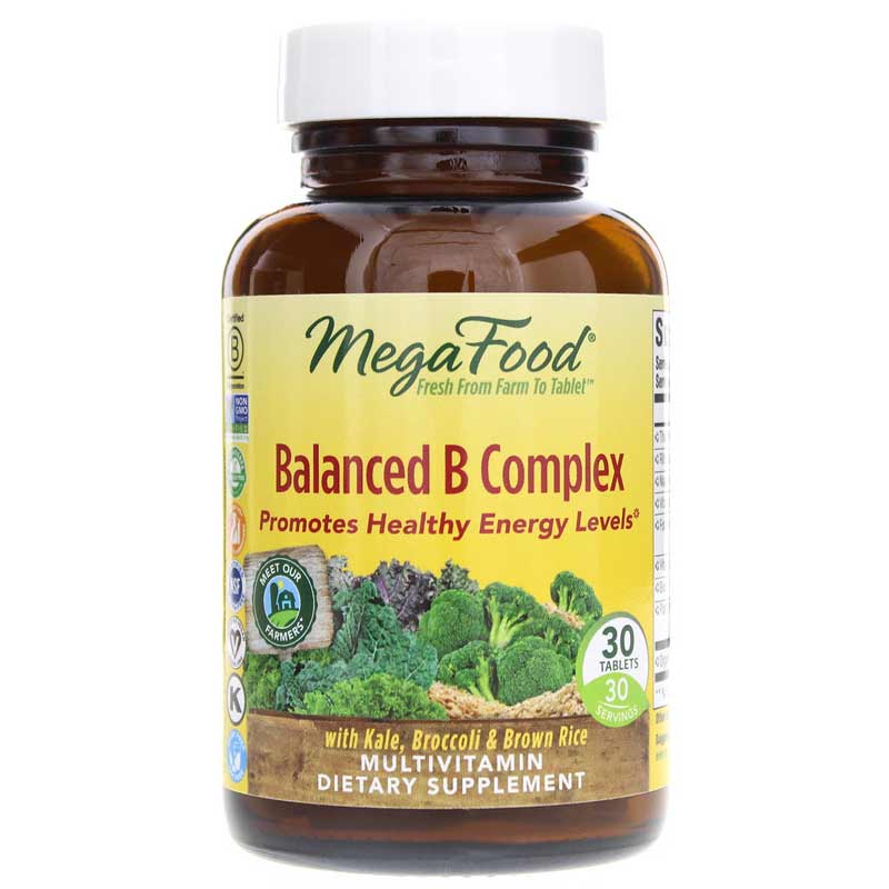 Megafood Balanced B Complex 30 Tablets