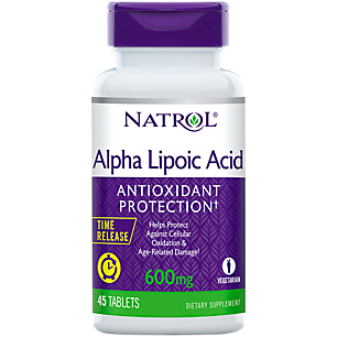 Alpha Lipoic Acid Time Release Antioxidant - 600 MG (45 Tablets)