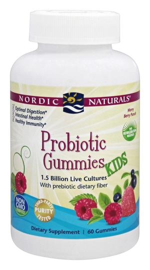 Nordic Naturals - Probiotic Gummies Kids Merry Berry 1.5 Billion CFU - 60 Gummies
