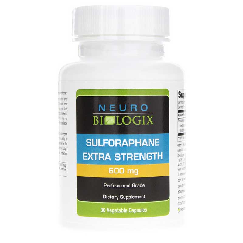 Neurobiologix Sulforaphane Extra Strength 600 Mg 30 Veg Capsules