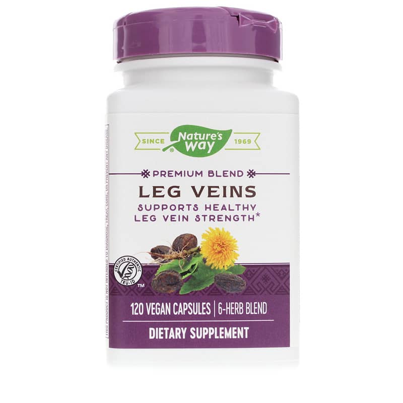 Natures Way Leg Veins 120 Veg Capsules