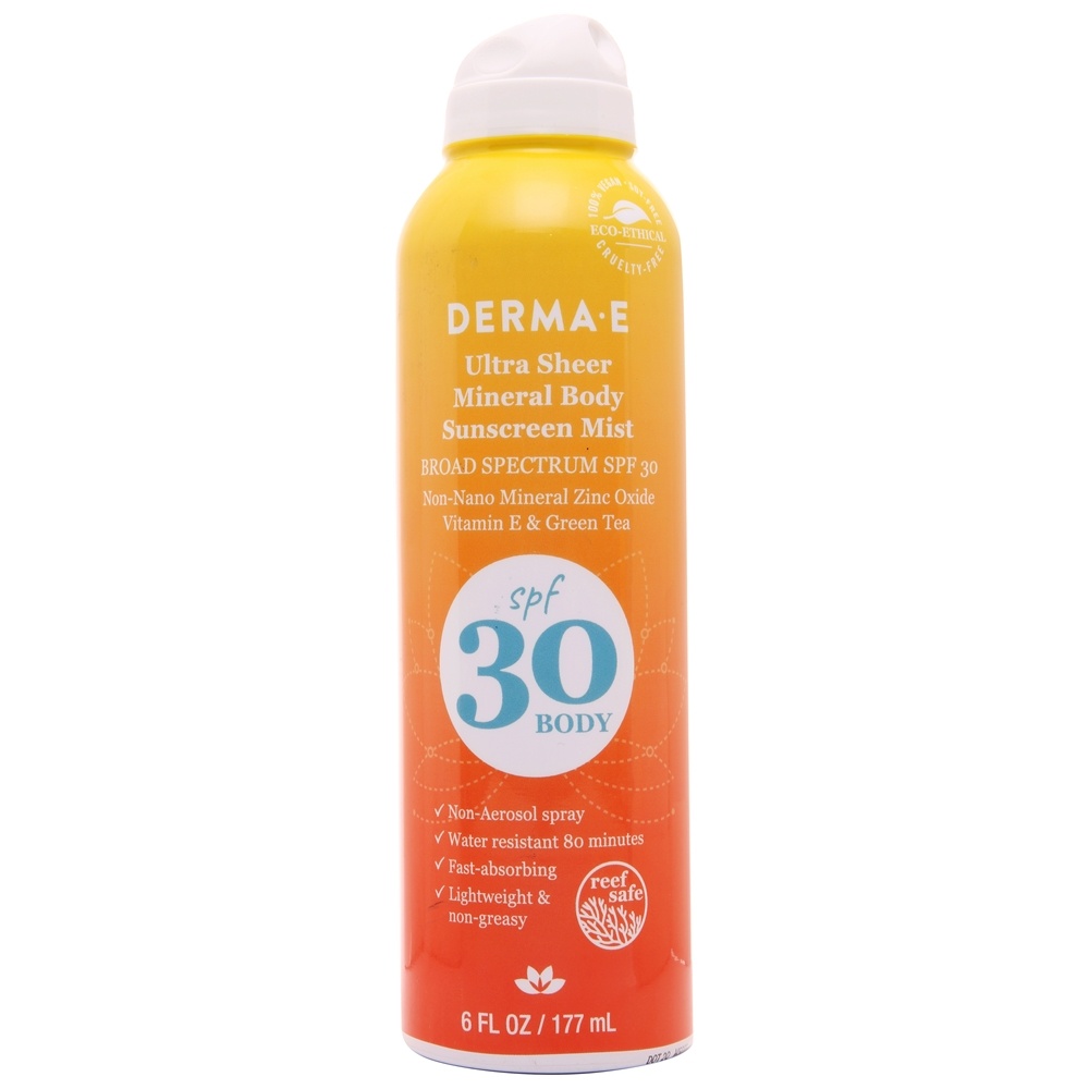 DERMA-E - Ultra Sheer Mineral Body Sunscreen Mist - 6 fl. oz.