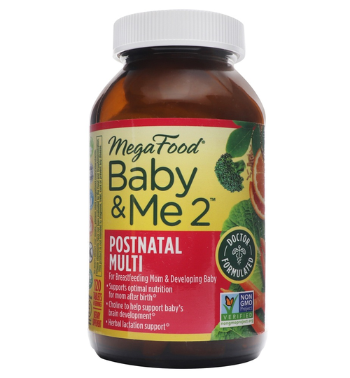 MegaFood - Baby & Me 2 Postnatal Multi - 120 Tablets