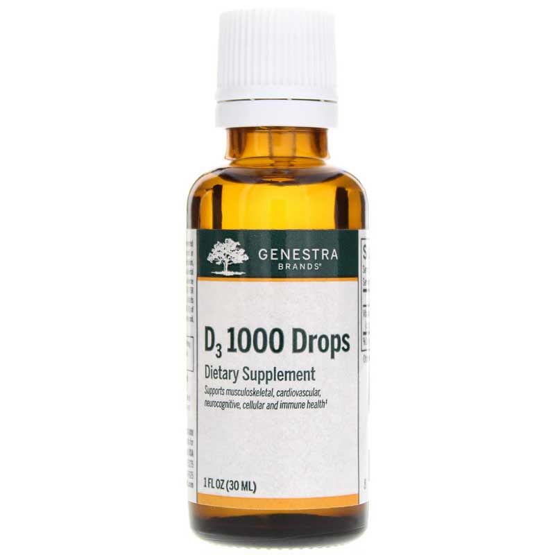 Genestra D3 1000 Drops 1 Oz
