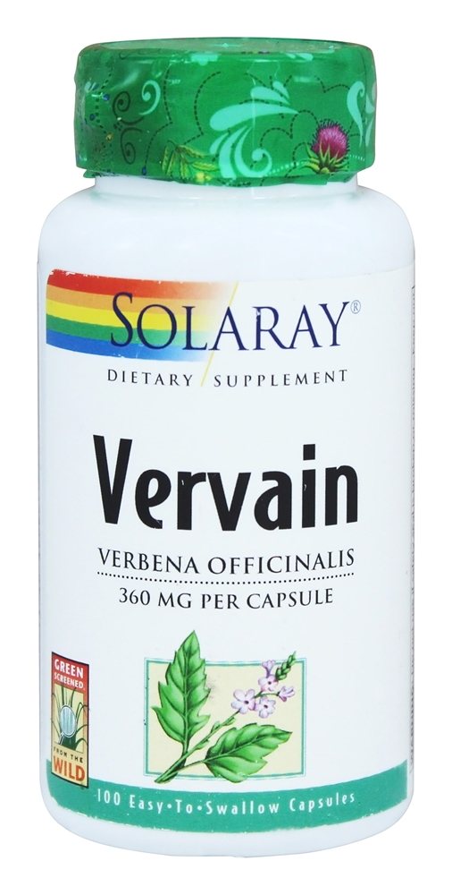 Solaray - Vervain 360 mg. - 100 Capsules