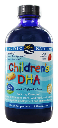 Nordic Naturals - Children's DHA Liquid Strawberry - 8 fl. oz.