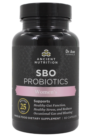 Ancient Nutrition - SBO Probiotics Women's Formula 25 Billion CFU - 60 Capsules