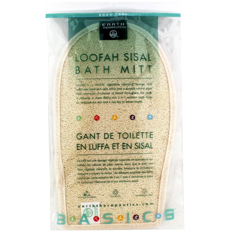 Earth Therapeutics Loofah Sisal Bath Mitt 1 Piece(s)