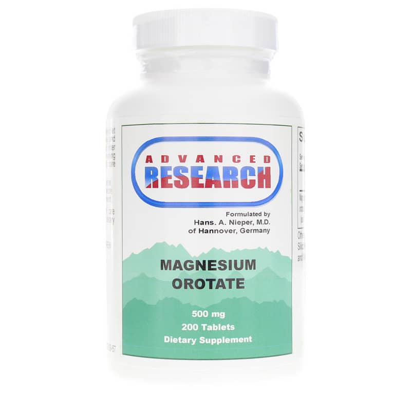 Advanced Research Magnesium Orotate 500 Mg 200 Tablets