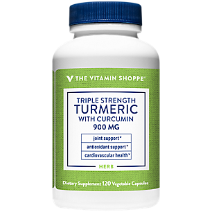 Triple Strength Turmeric with Curcumin - Joint & Antioxidant Support - 900 MG (120 Vegetarian Capsules)