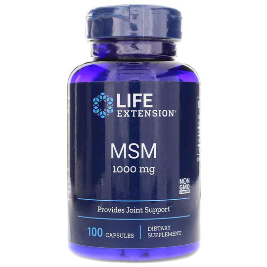 Life Extension MSM 1000 Mg 100 Capsules