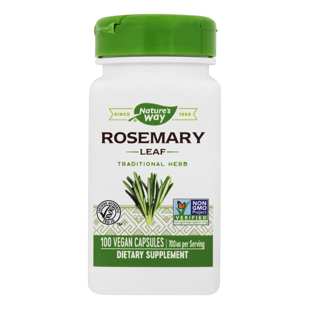 Nature's Way - Rosemary Leaf 700 mg. - 100 Vegan Capsules