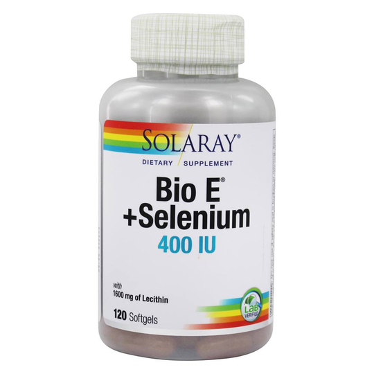 Solaray - Bio E With Selenium 400 IU - 120 Softgels